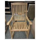 Teak Wood Rocking Chair