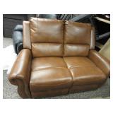 Light Brown Reclining Love Seat