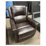 Brown Swivel Recliner