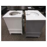 2) Bathroom Vanities *Both Damaged