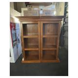 2) Wood Book Shelves