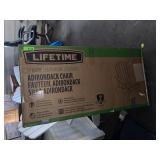 Lifetime Adirondack Chair-Needs Assembled