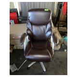 Brown High Back Rolling Computer Chair