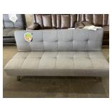 Serta Grey Cloth Futon Couch