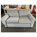 Grey Cloth Loveseat