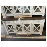 White Wood Entertainment Center