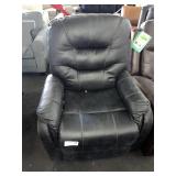 Dark Grey Leather Recliner
