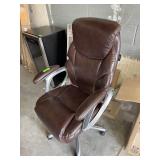Brown Leather Office Chair