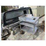 Truck Camper, Stainless Steel Cart
