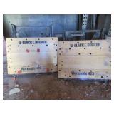2) Black and Decker Workmates