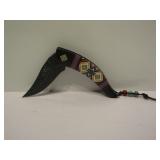 Feather Shaped Folding Knife, 8.25" Overall