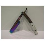 Titanium Rainbow Razor, 9.5" Overall, White Pearl