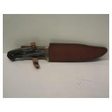 Mountain Lion Hunter, 12.25" Overall, Black Wood
