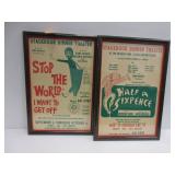 Indoor Theater Framed Posters