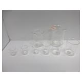 Glass Beakers: Different Sizes
