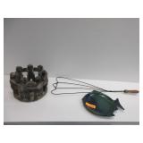 Dirt Wacker, Fish Dish, Candle Holder