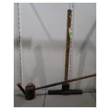 Antique RR Spike Sledge Hammer, Antique Union