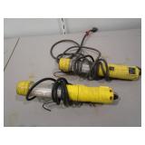 2) Fluorescent Drop Cords