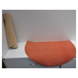 Peach and Tan Entryway Rugs