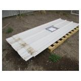 25) White Siding Pieces