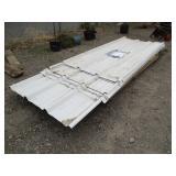 16) White Siding Pieces