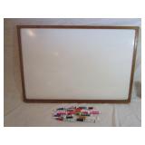 White Board with Markers