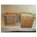 4) Wood Boxes - 2 Need Bottoms