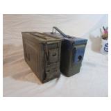 2) Metal Ammo Boxes