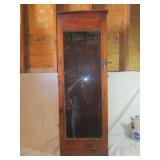 Gun Cabinet with Antler Hooks