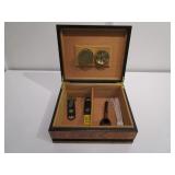 Thompson Humidor With Pipe And Accessories