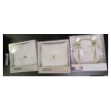 2) Wedding Day Ring Pillows, 1) Cake Plate / Fork