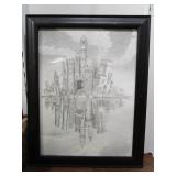 Castle Reflection Print by Kelly Finch