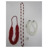 Beaded Necklaces, Ring