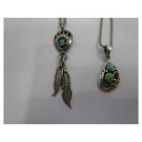 2) Sterling Necklaces