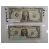 2) 1963 Barr $1 Notes