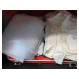 Suitcase with Vintage Fabric