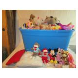 Large Tote of Stuffed Animals