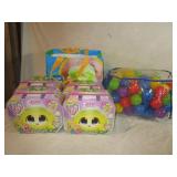 Plastic Balls, 4) New Blossom Bunnies