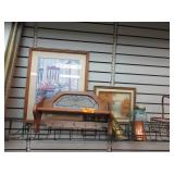 Home Decor: Metal Jug, Blue Canning Jar, Floating-