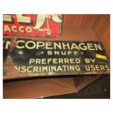 2) Copenhagen Snuff Metal Signs