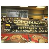 4) Copenhagen Snuff Metal Signs