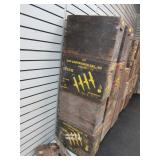4) Wooden Ammo Boxes (No Lids)