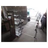 Clothing Rack, Storage Shelf, and Mirror