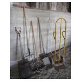 Pitch Fork, Shovels, Hand Truck