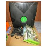 Xbox Console with Controller and Games