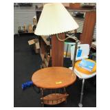 Magazine Holder Lamp Side Table