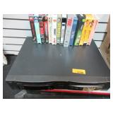 VHS Dual Player with VHS Movies