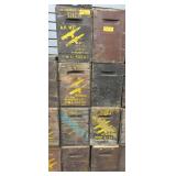 8) Wooden Ammo Boxes