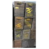 8) Wooden Ammo Boxes