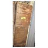 4) Wooden Ammo Boxes